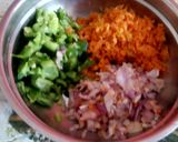 A picture of step 1 of Club sandwich paratha.