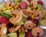 A picture of step 3 of Warm, Mexican style salad.