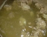 รูปขั้นตอนการทำที่ 5 ของ โจ๊กหมูสับใส่เห็ดนางฟ้า (Minced Pork and Oyster Mushroom Congee)