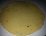 A picture of step 5 of Butternut layered chapati#5orlessingredientsrecipecontest#.