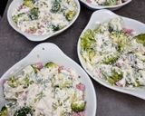 Une image de l'étape 4 de °Gratin de brocolis emmental et jambon°.