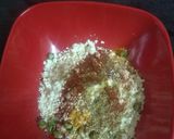 A picture of step 1 of Pudla Sandwich.
