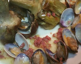 Foto del paso 2 de la receta: Alcachofas con Almejas