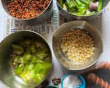 A picture of step 1 of Ragi Seeds Upma (morning breakfast, Diabetic friendly and iron rich).