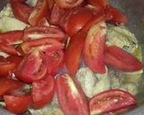 A picture of step 2 of Shinwari karhai.