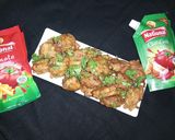 A picture of step 8 of Hare bhare pakore.