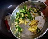 A picture of step 2 of Kathiyawadi Papad ki Sabji.