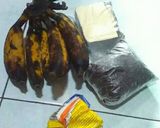 Foto langkah ke 1 dari resep Pisang coklat keju (1 bahan).