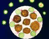 A picture of step 6 of Bitter Gourd Fritters.