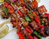 A picture of step 7 of Grilled chicken skewers.