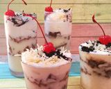 Foto langkah ke 8 dari resep Chizkek Lumer / Oreo cheese cake (ini biskuitnya bukan oreo).