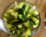 A picture of step 3 of Pickled baby marrow.