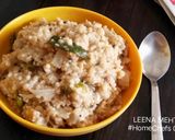 A picture of step 3 of Oats Upma.