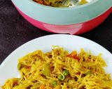 A picture of step 4 of Savory Sevai (Namkeen Sevai).