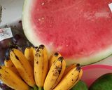 Foto langkah ke 1 dari resep Banana Watermelon Smoothies.