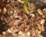 A picture of step 4 of Chhole bhature.