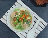 Foto langkah ke 3 dari resep Sop Oyong Bakso Tahu.