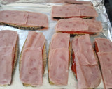 Foto del paso 4 de la receta: Pizza de berenjena con jamón dulce