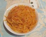 Foto langkah ke 5 dari resep Tumis kates/pepaya muda pedas terasi.