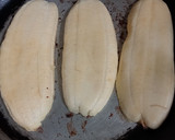 Foto langkah ke 4 dari resep Pisang panggang (oil free) with topping meses & kental manis.