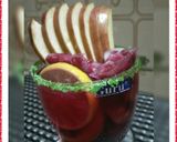 A picture of step 2 of Pomegranate punch.