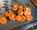 Une image de l'étape 8 de Tarte aux mandarines,pêches et fromage blanc (pâte sablée ananas gingembre).