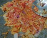 A picture of step 3 of Gajar Matar ki Subji.