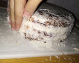 Foto del paso 5 de la receta: Torta de dulce de leche, crema y duraznos
