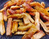 Hình bước làm 10 của món Khoai môn ngào đường, mật
