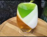 A picture of step 11 of Icecrem jello||vanilla ice cream jello dessert.