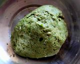 A picture of step 1 of Palak Paratha.