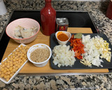 Foto del paso 1 de la receta: Garbanzos con arroz y bacalao