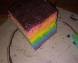 Foto langkah ke 5 dari resep Steam rainbow cake.