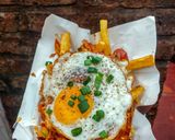 Foto del paso 4 de la receta: Papas fritas triple cocción con cheddar y panceta