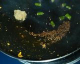 A picture of step 2 of Matar Paneer.