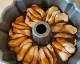 A picture of step 2 of Lazy Man Cinnamon Rolls.