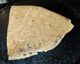 A picture of step 3 of Gud paratha with multigrain flour.