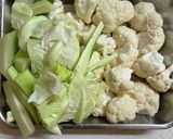 A picture of step 1 of Cauliflower and Beef Stir-Fry with Oyster Sauce.
