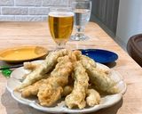 A picture of step 7 of Crispy Chicken Tempura with One Chicken Breast.