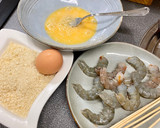 Foto del paso 1 de la receta: Tacos con camarones en tempura y mahonesa estilo chipotle 🌶🌶