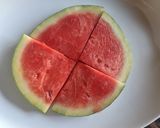 A picture of step 1 of Watermelon steak.