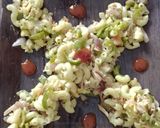 A picture of step 7 of Chicken macaroni with capsicum.