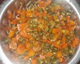 கேரட் பீன்ஸ் பொரியல்(carrot beans poriyal recipe in tamil) ரெசிபி ஸ்டேப் 5 புகைப்படம்