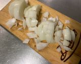Une image de l'étape 3 de Nouilles udon au bœuf et légumes.