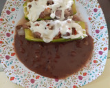 Foto del paso 4 de la receta: Calabacitas rellenas de bistec a la mexicana