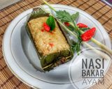 Foto langkah ke 8 dari resep Nasi Bakar Ayam.