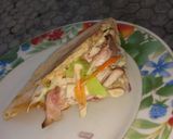A picture of step 7 of Stuffed flat bread.