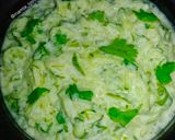 A picture of step 4 of Cucumber Raita.