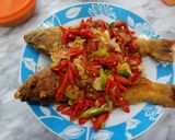 Foto langkah ke 6 dari resep Kerapu Masak Tauco Peranakan Style.