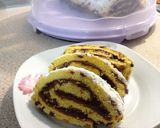 Φωτογραφία βήματος 10 της συνταγής Swiss roll cake με πραλίνα